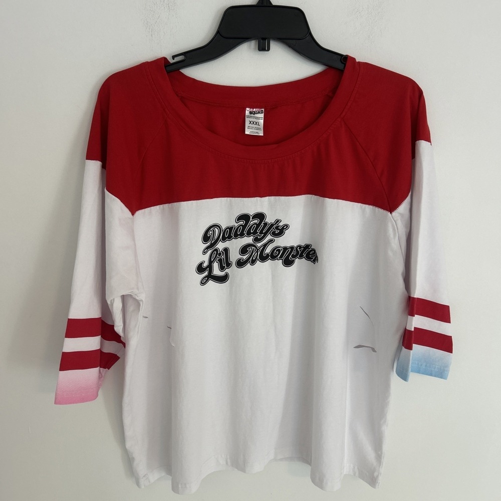 Suicide Squad Harley Quinn Daddy'S Little‎ Monster Size XXXL